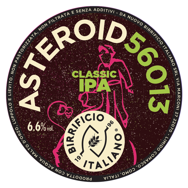 Bollo spina ASTEROID56013 Birrificio Italiano