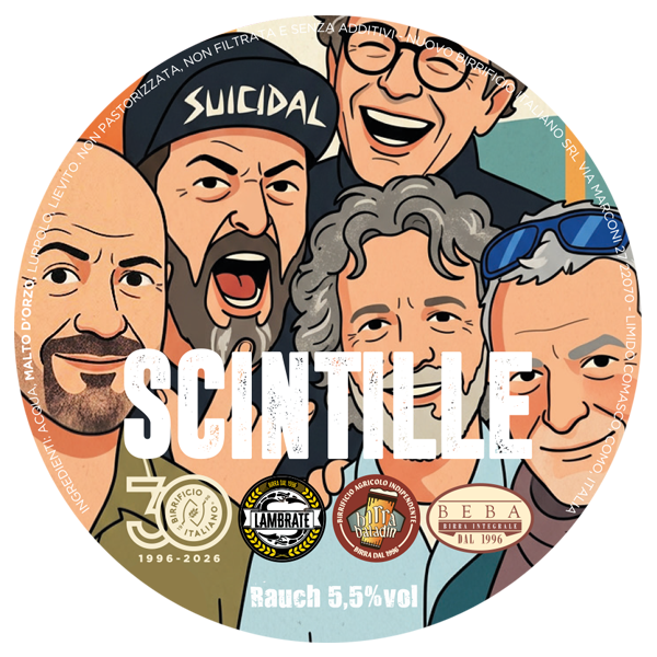 Birra artigianale Scintille Birrificio Italiano, Birrificio Lambrate e BeBa di Villarperosa