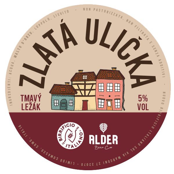 Birra artigianale ZLATÁ ULIČKA Birrificio Italiano