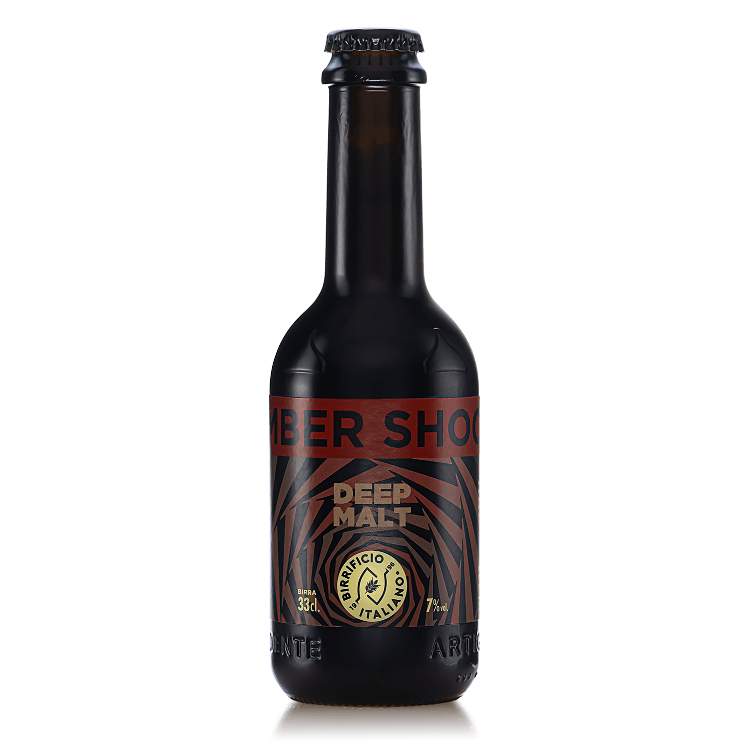 AMBER SHOCK 33 cl Bottle front