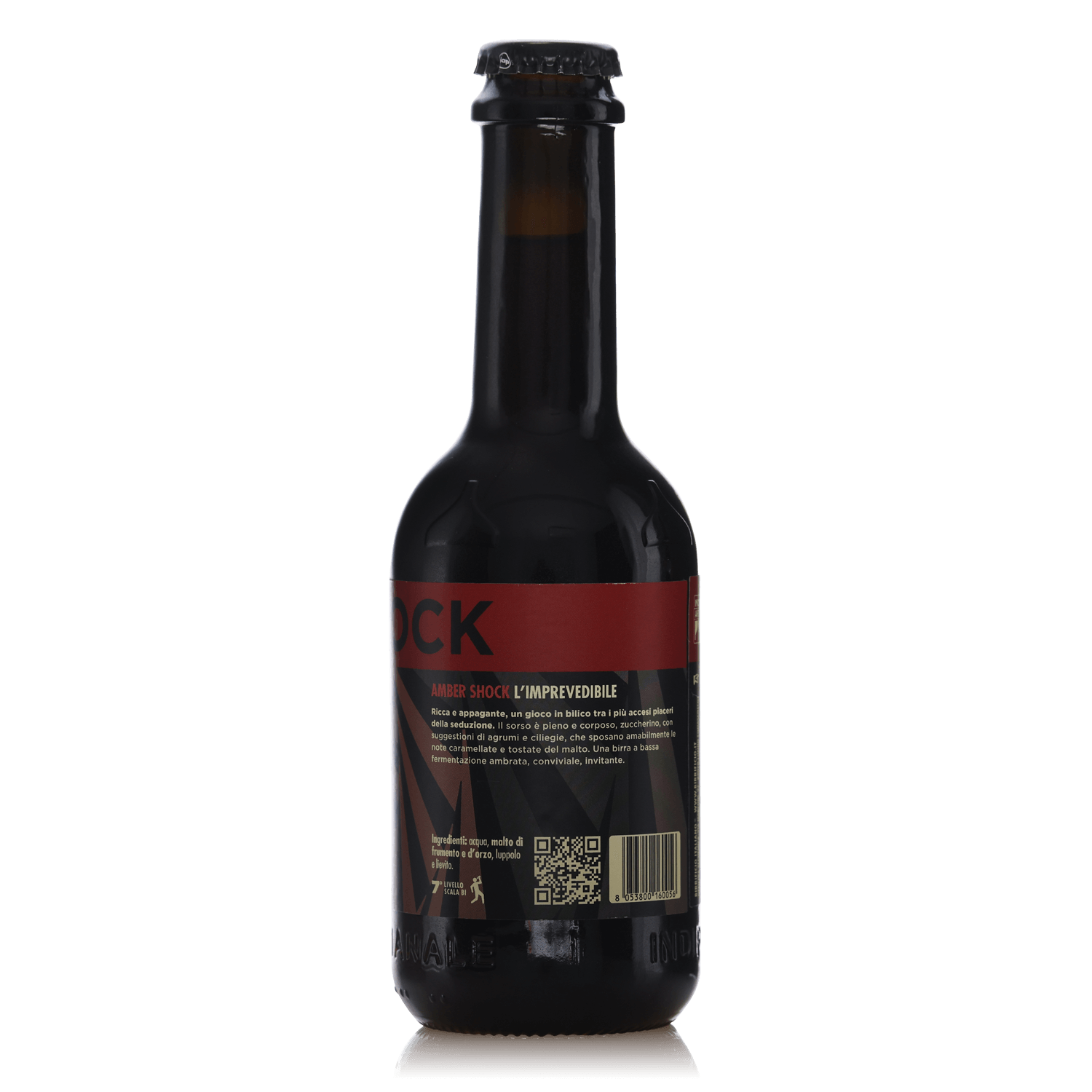AMBER SHOCK 33 cl Bottle back