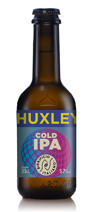 Huxley beer bottle front