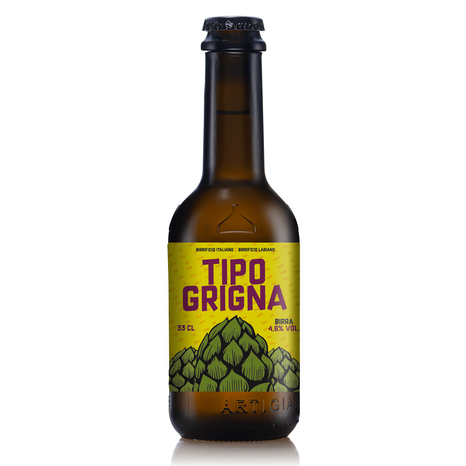 TipoGrigna 33 cl bottle front Birrificio Italiano