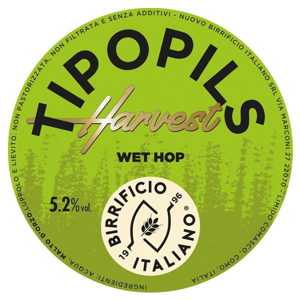 TIPOPILS HARVEST Birrificio Italiano Beer Stamp