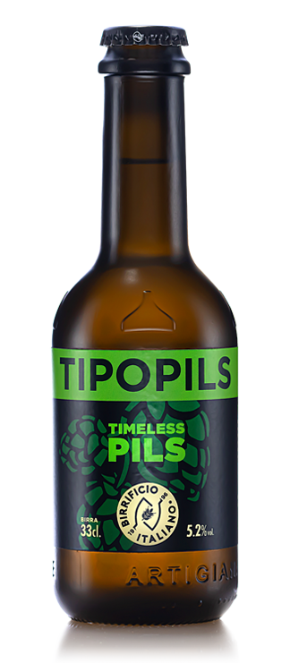 Tipopils beer bottle front