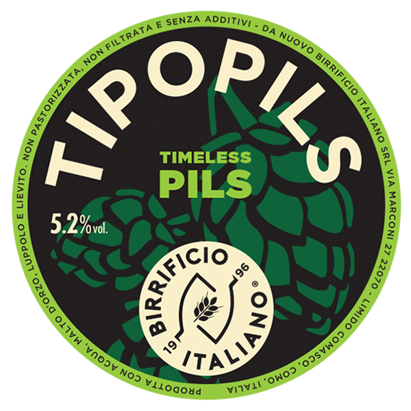 TIPOPILS beer stamp Birrificio Italiano