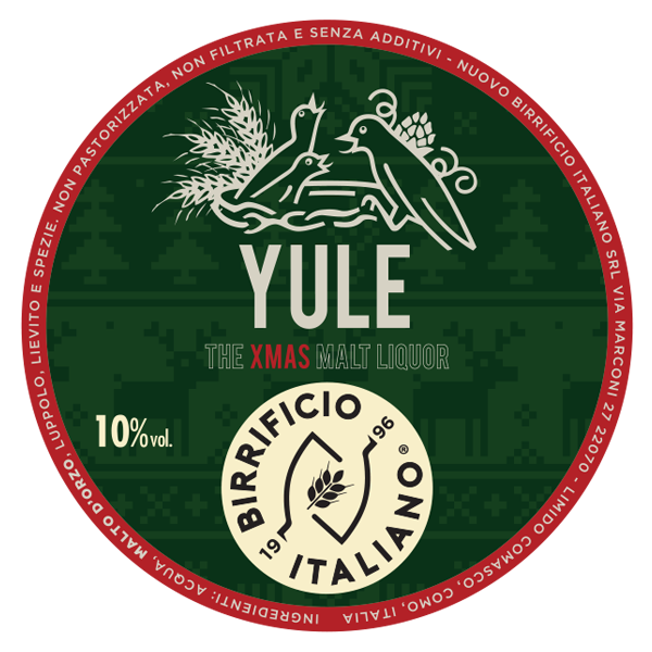 Etichetta birra Yule