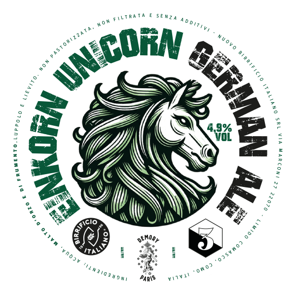 Birra artigianale Einkorn Unicorn Birrificio Italiano