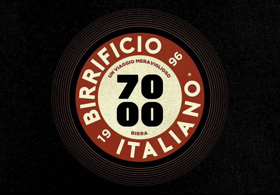 Birrificio Italiano 7000 beer tag