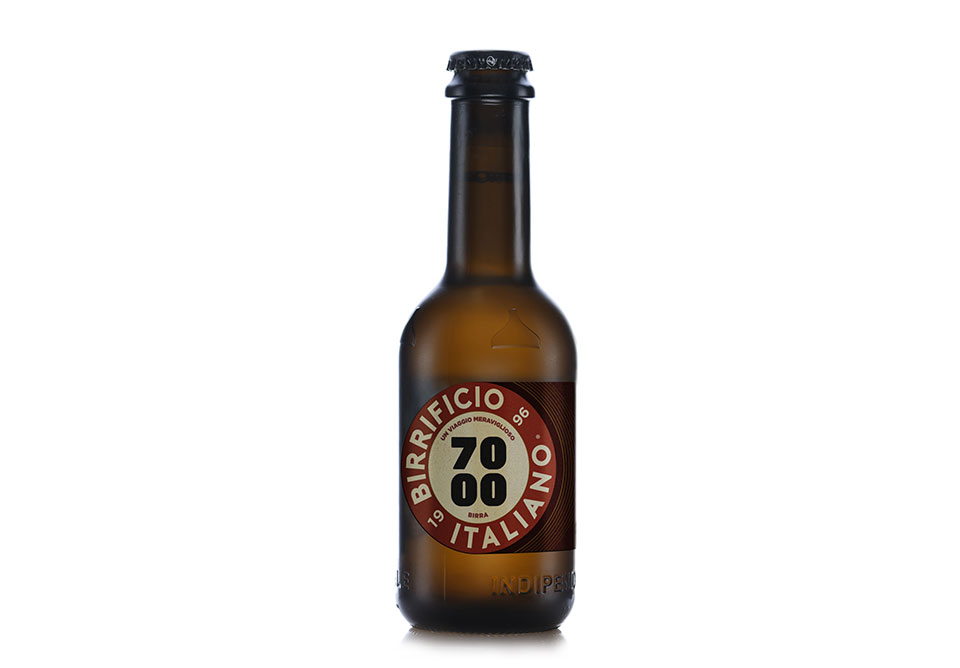 7000 beer bottle Birrificio Italiano